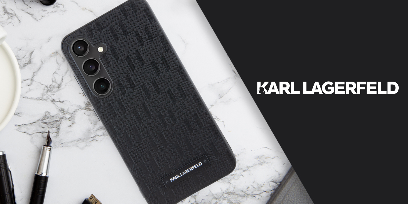 Banner μονογράμματος Karl Lagerfeld Saffiano